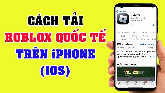 CÁCH TẢI ROBLOX BẢN QUỐC TẾ TRÊN ĐIỆN THOẠI